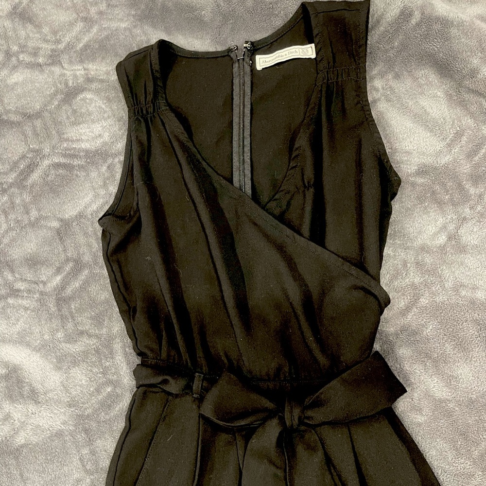 Black long romper